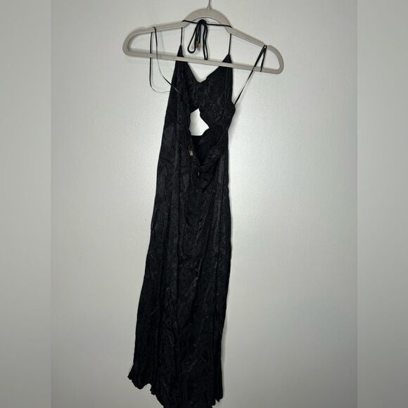 AFRM Zest Halter Snake Print Midi Dress - Picture 6 of 6